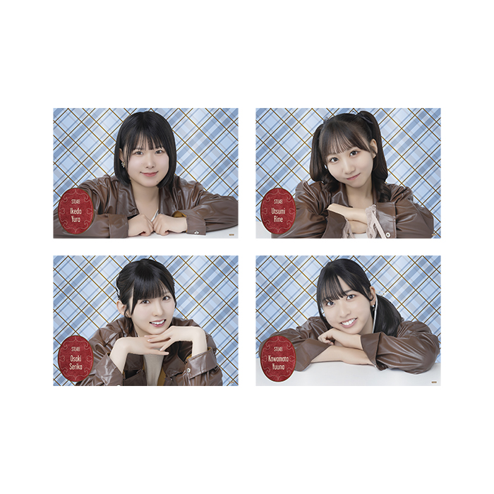 STU48 個別A4クリアポスター(レザー衣装)