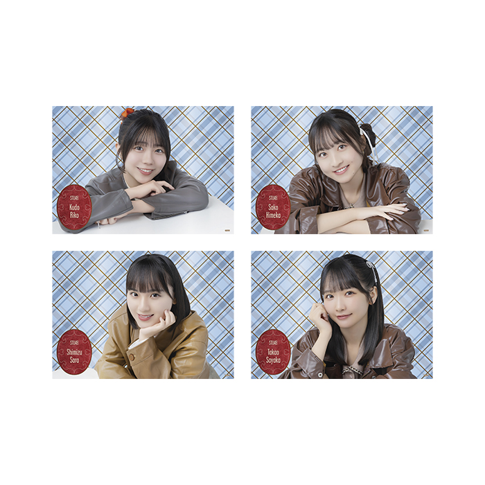 STU48 個別A4クリアポスター(レザー衣装)