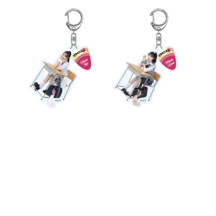 STU48 個別アクリルキーホルダー(平成ギャル衣装)