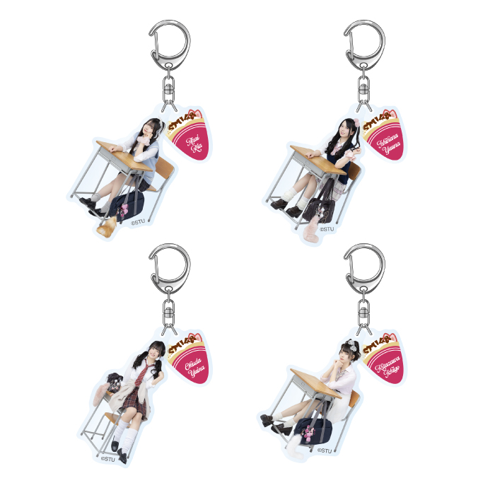 STU48 個別アクリルキーホルダー(平成ギャル衣装)