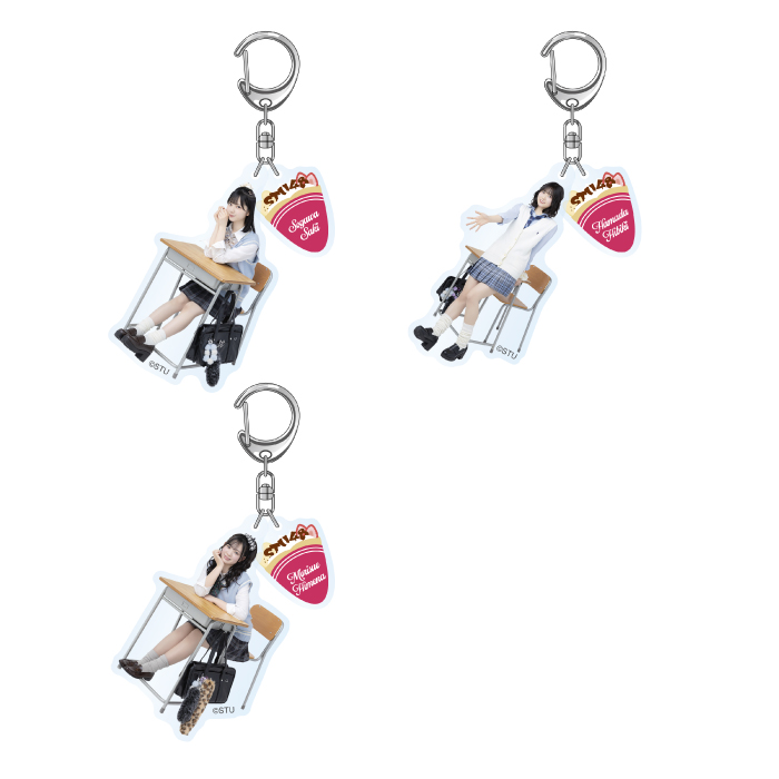 STU48 個別アクリルキーホルダー(平成ギャル衣装)