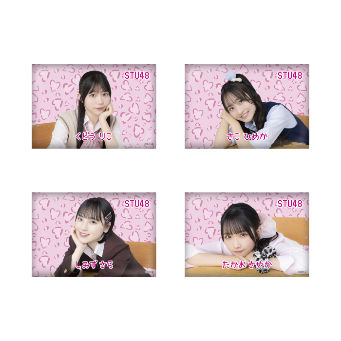 STU48 個別スクエア缶バッチ(平成ギャル衣装)