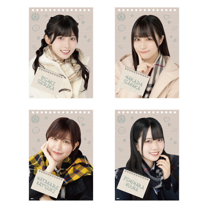 STU48 個別A4クリアポスター(冬制服)