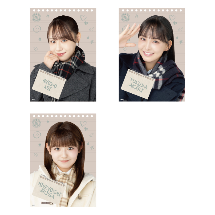 STU48 個別A4クリアポスター(冬制服)