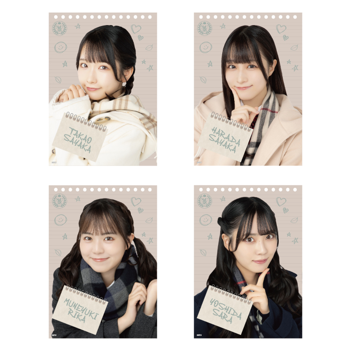 STU48 個別A4クリアポスター(冬制服)