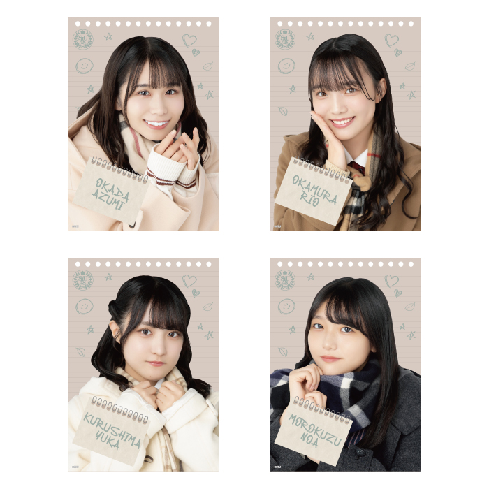 STU48 個別A4クリアポスター(冬制服)