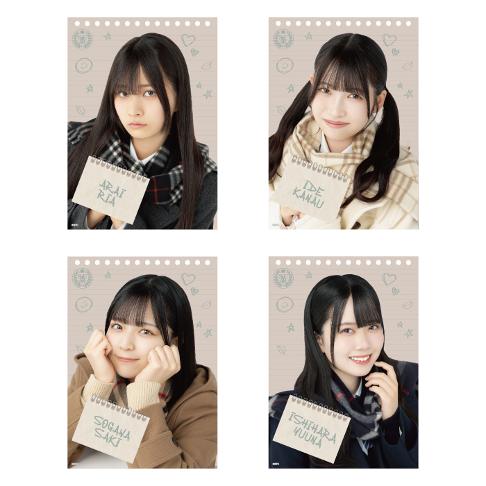 STU48 個別A4クリアポスター(冬制服)