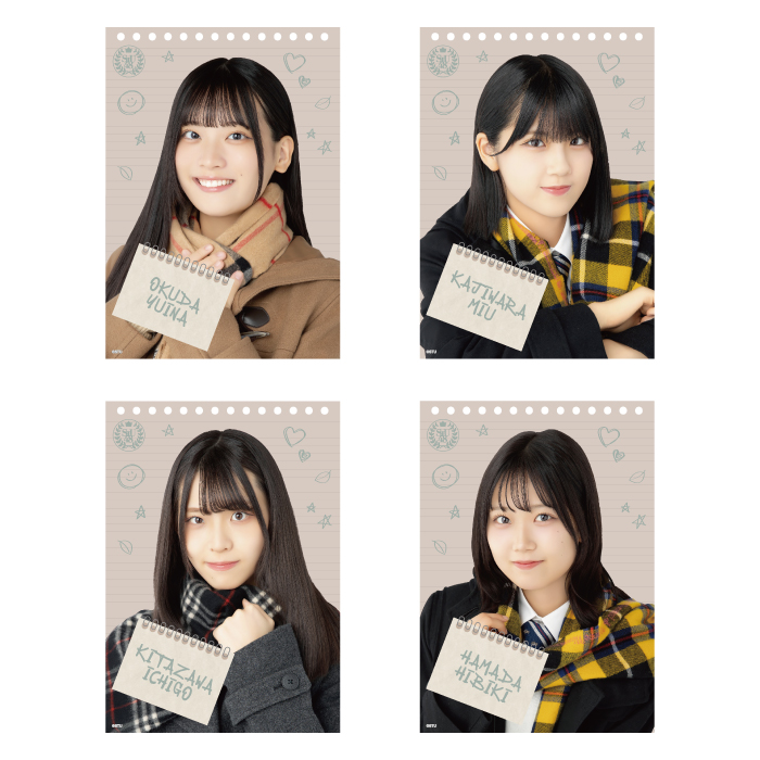 STU48 個別A4クリアポスター(冬制服)