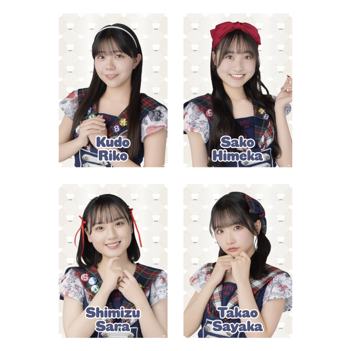 STU48 個別A4クリアポスター(アイドルの夜明け公演衣装)