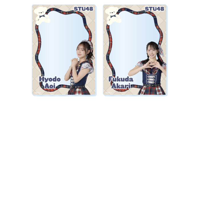 STU48 ランダムアクリルカード(アイドルの夜明け公演衣装)