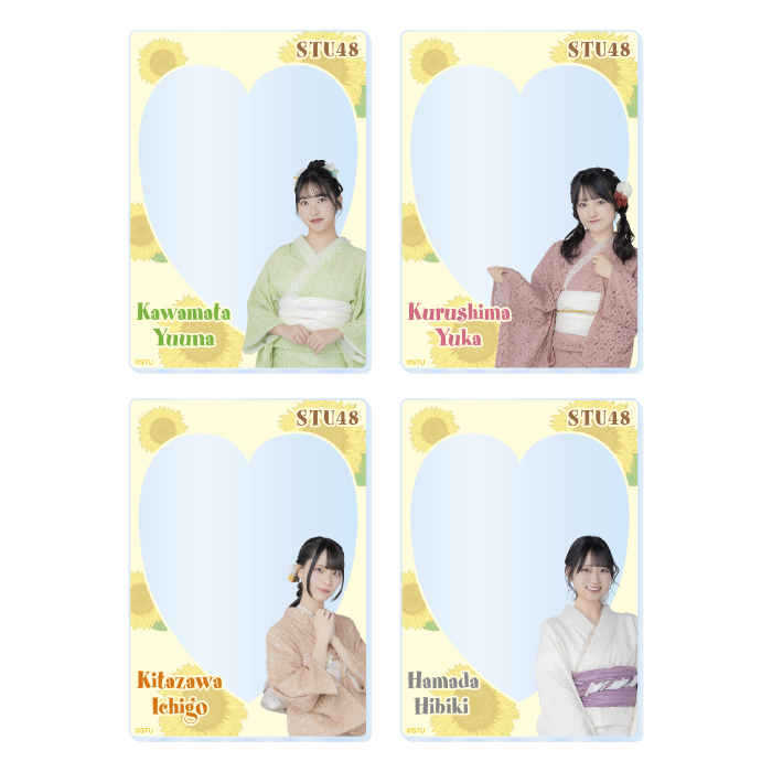STU48 ランダムアクリルカード(レース浴衣衣装)