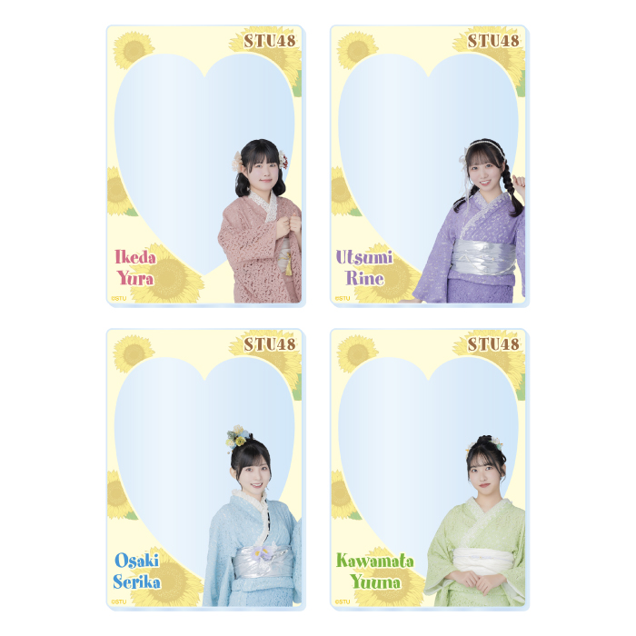 STU48 ランダムアクリルカード(レース浴衣衣装)