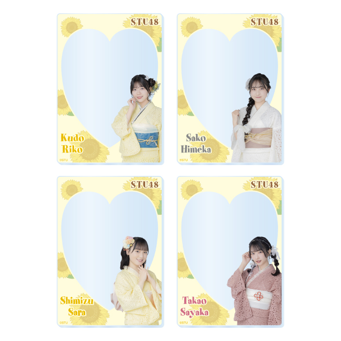 STU48 ランダムアクリルカード(レース浴衣衣装)