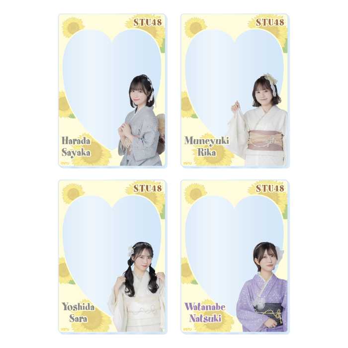 STU48 ランダムアクリルカード(レース浴衣衣装)