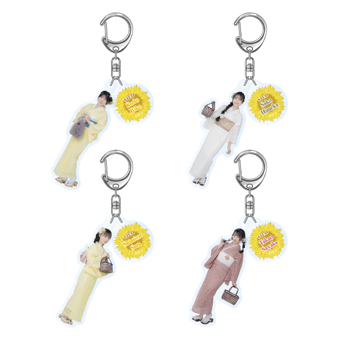 STU48 個別アクリルキーホルダー(レース浴衣衣装)