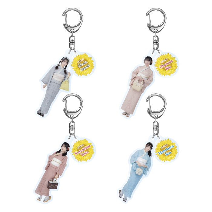 STU48 個別アクリルキーホルダー(レース浴衣衣装)