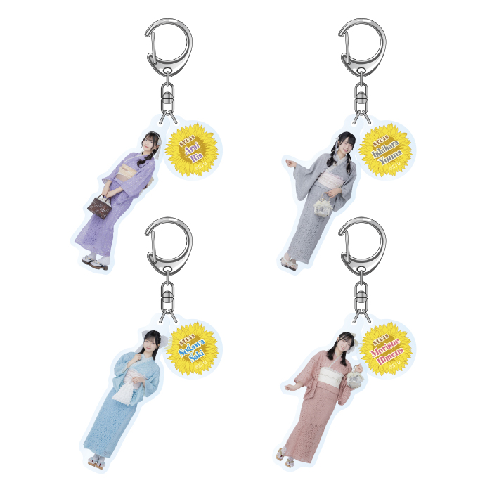 STU48 個別アクリルキーホルダー(レース浴衣衣装)