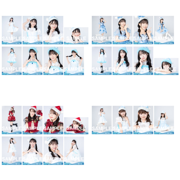 【ネコポス便】STU48 2024年12月度ランダム生写真5枚セット