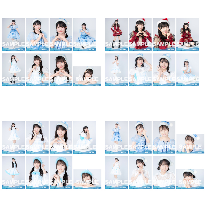 【ネコポス便】STU48 2024年12月度ランダム生写真5枚セット