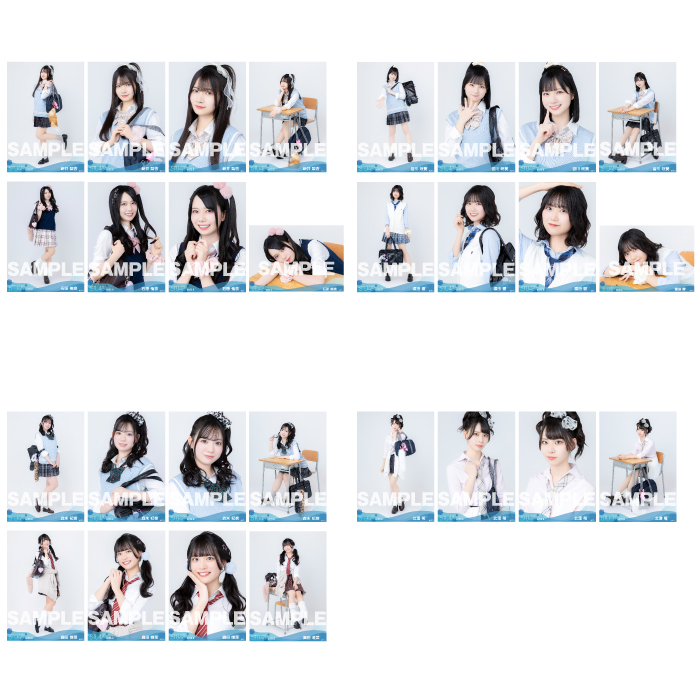 【ネコポス便】STU48 2025年8月度ランダム生写真5枚セット