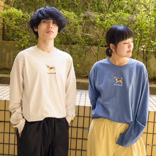 わんこロンT ～ビーグルver.～/ブラック