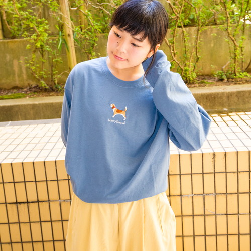 わんこロンT ～ビーグルver.～/ブラック