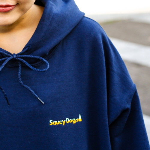 商品詳細ページ | Saucy Dog Online Shop | 刺繍ロゴパーカー/ネイビー