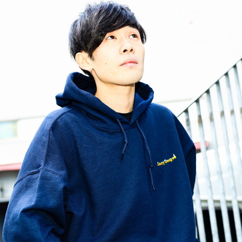 商品詳細ページ | Saucy Dog Online Shop | 刺繍ロゴパーカー/ネイビー