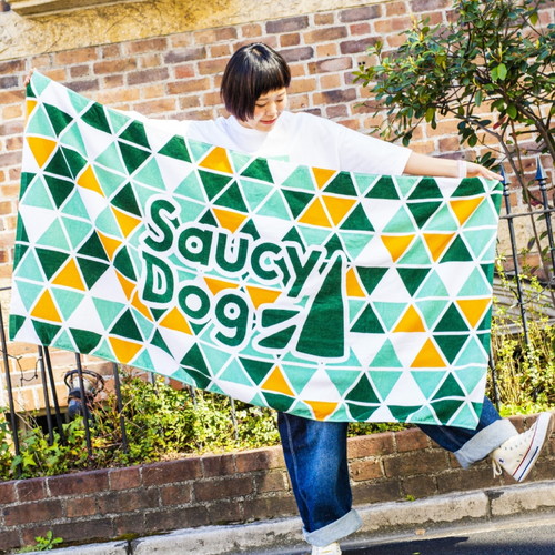 ▲ロゴビッグタオル/グリーン