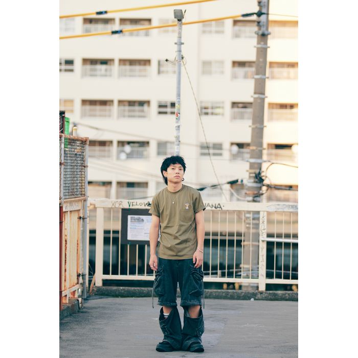 わんこポケットTシャツ/バニラホワイト