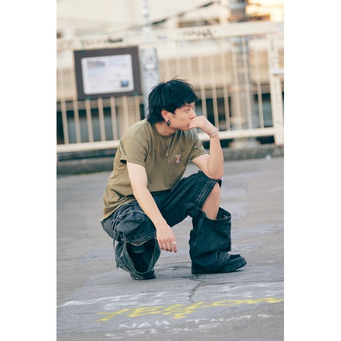 わんこポケットTシャツ/バニラホワイト