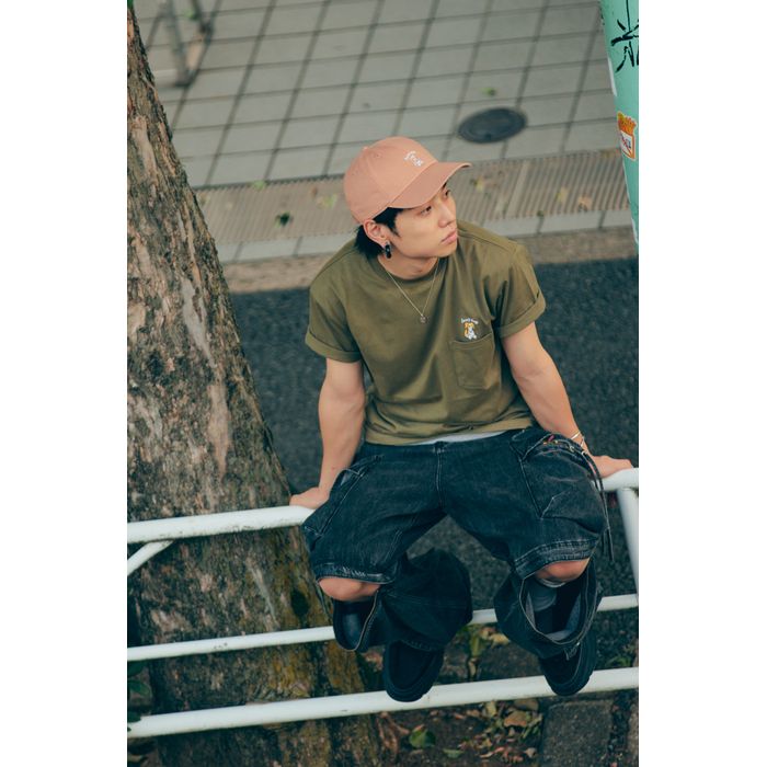 わんこポケットTシャツ/バニラホワイト