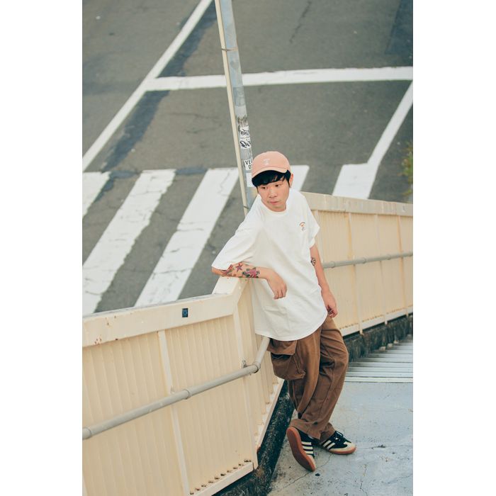 わんこポケットTシャツ/バニラホワイト