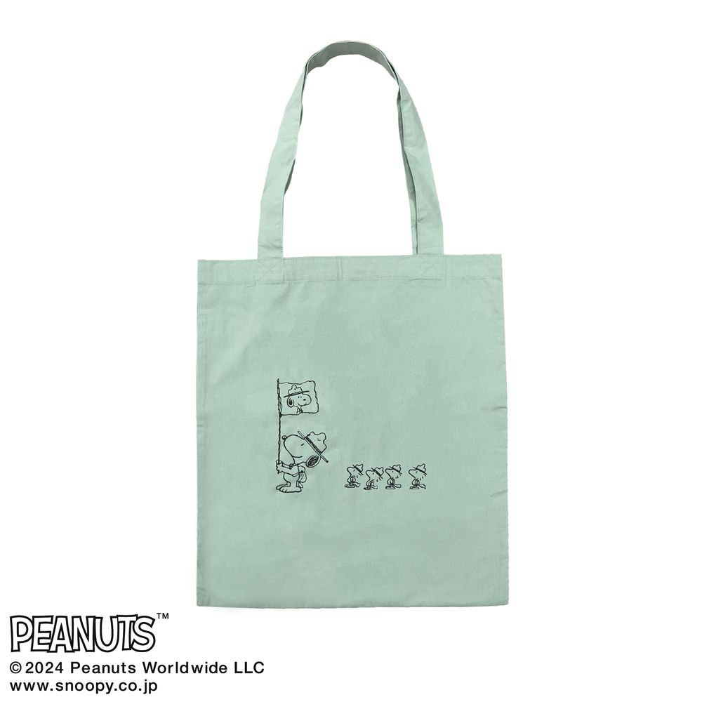 【17】PEANUTS × Saucy Dog コットンバッグ/ペールブルー