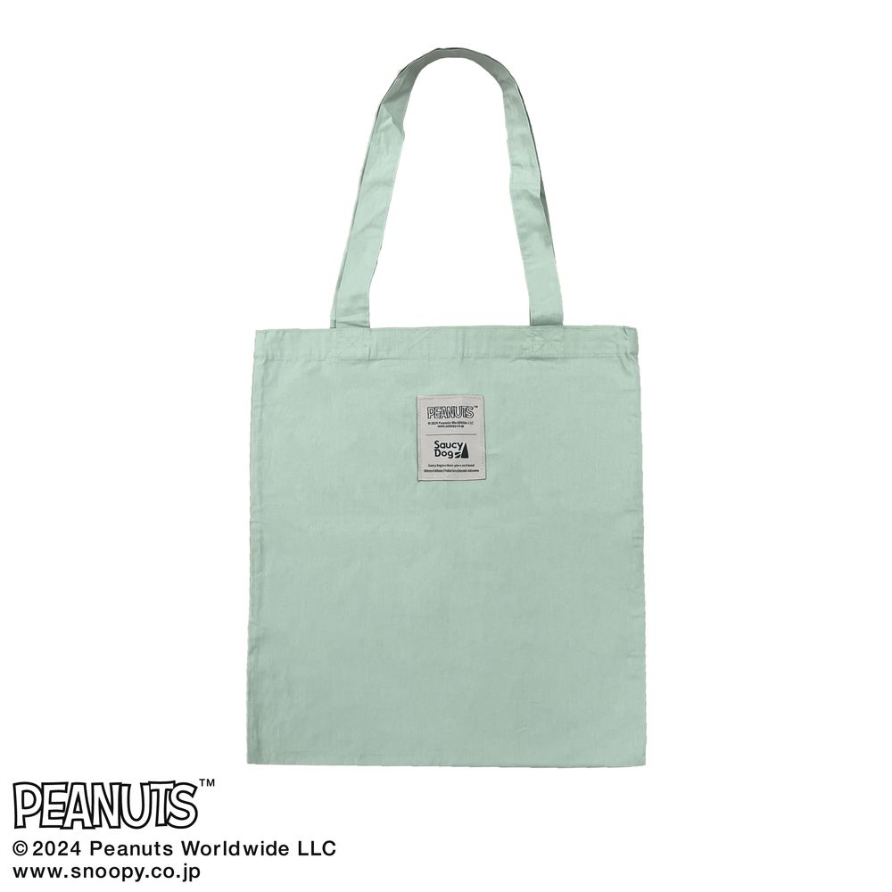 【17】PEANUTS × Saucy Dog コットンバッグ/ペールブルー