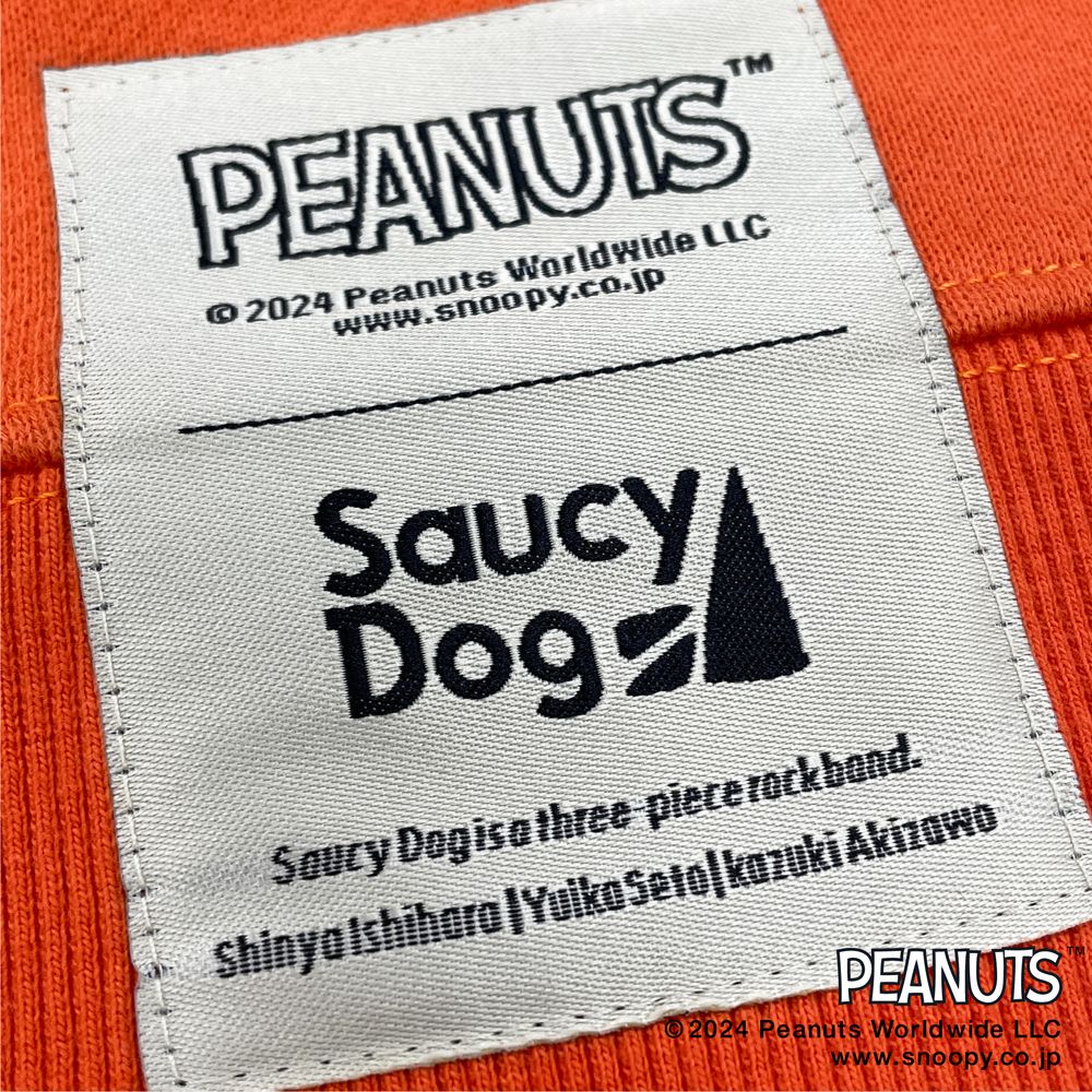 【16】PEANUTS × Saucy Dog スウェット