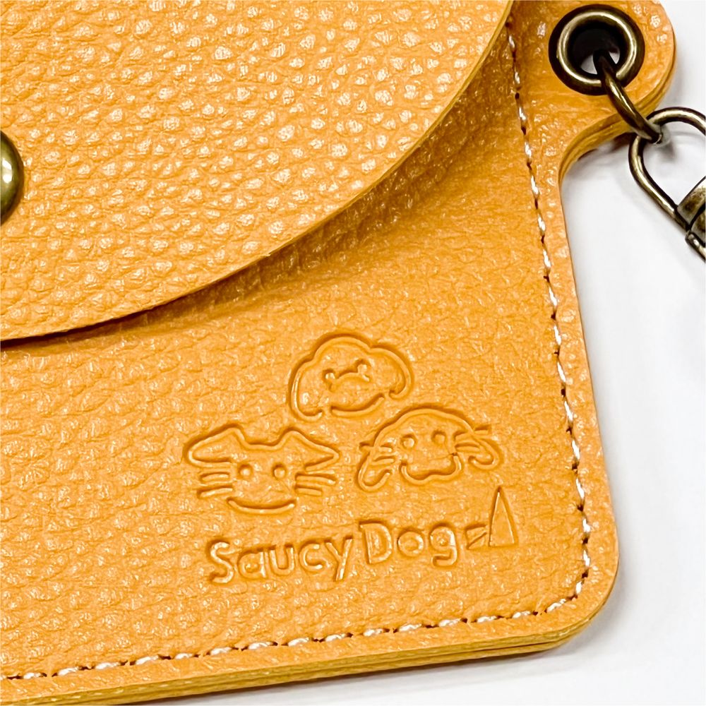 Saucy Dog パスケース/キャメル