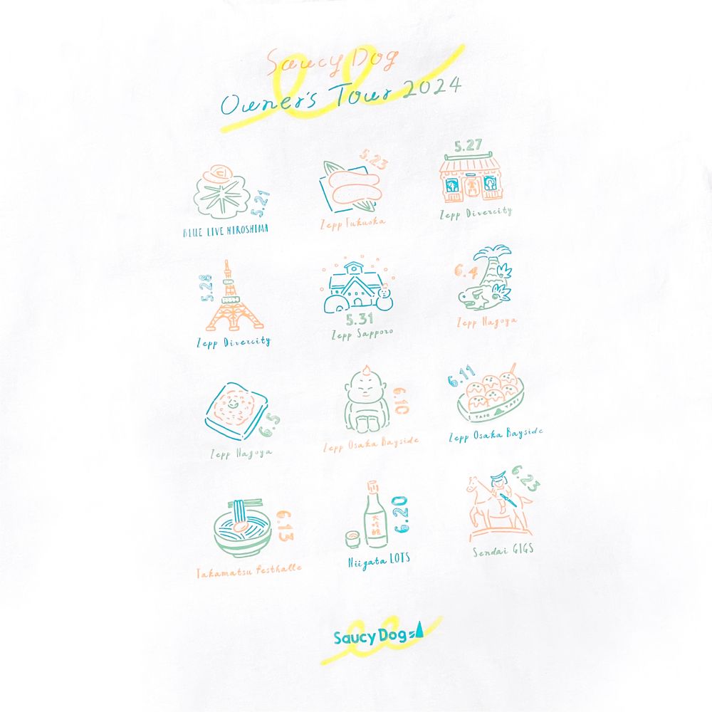 オーナーズご当地Tシャツ