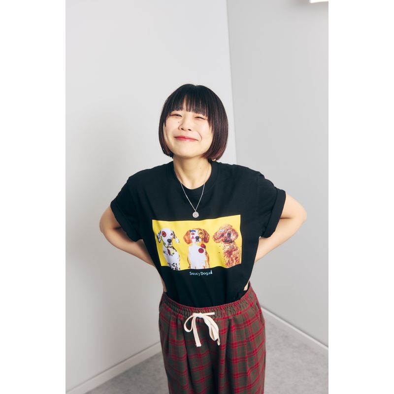 変身!フォトTシャツ/ブラック