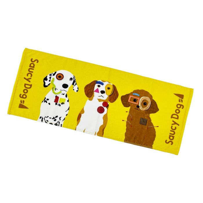 変身!イラストフェイスタオル