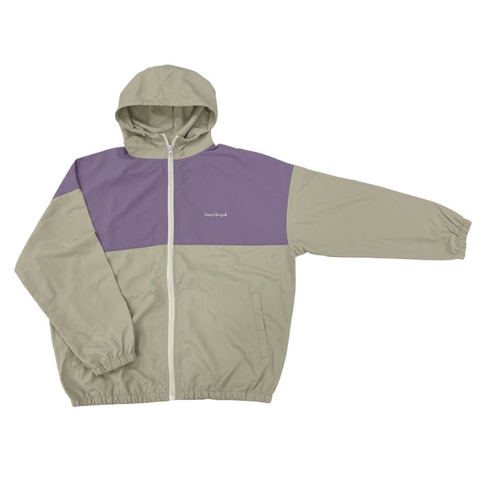 Saucy Dog バイカラーナイロンブルゾン