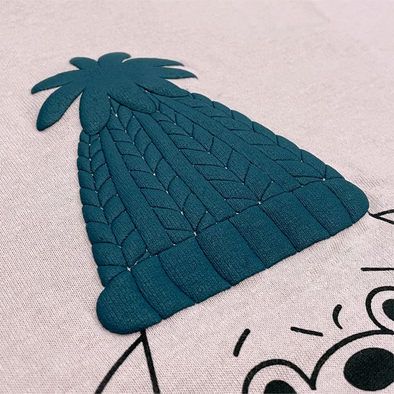 パグさんTシャツ/モーブピンク