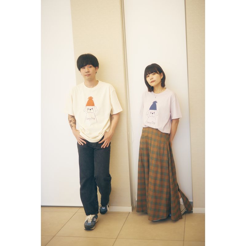 パグさんTシャツ/モーブピンク