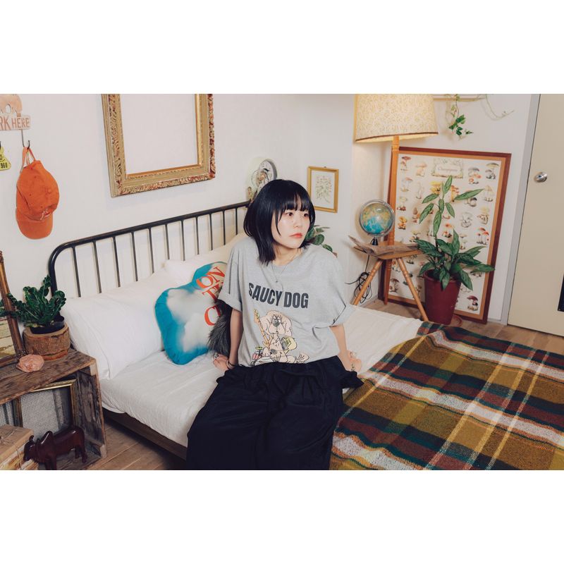 play Tシャツ/グレー