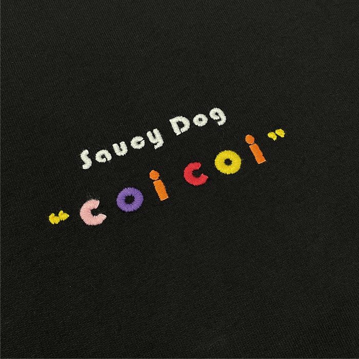 ”coi coi” Tシャツ -松に犬-