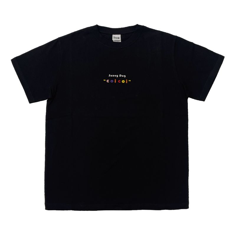 ”coi coi” Tシャツ -桐に犬-
