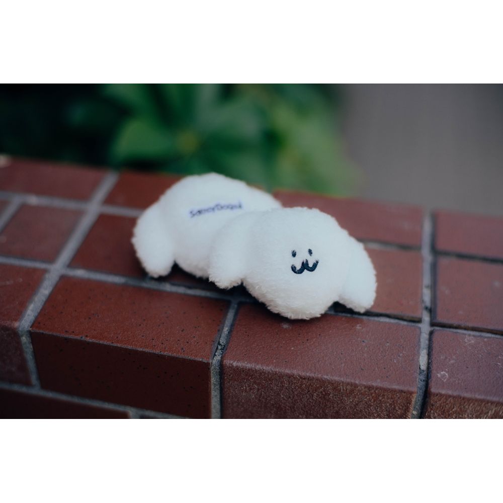 わんこぬいキーホルダー/ホワイト