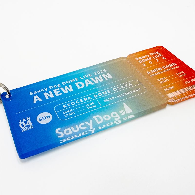 【9】“A NEW DAWN”  チケットキーホルダー