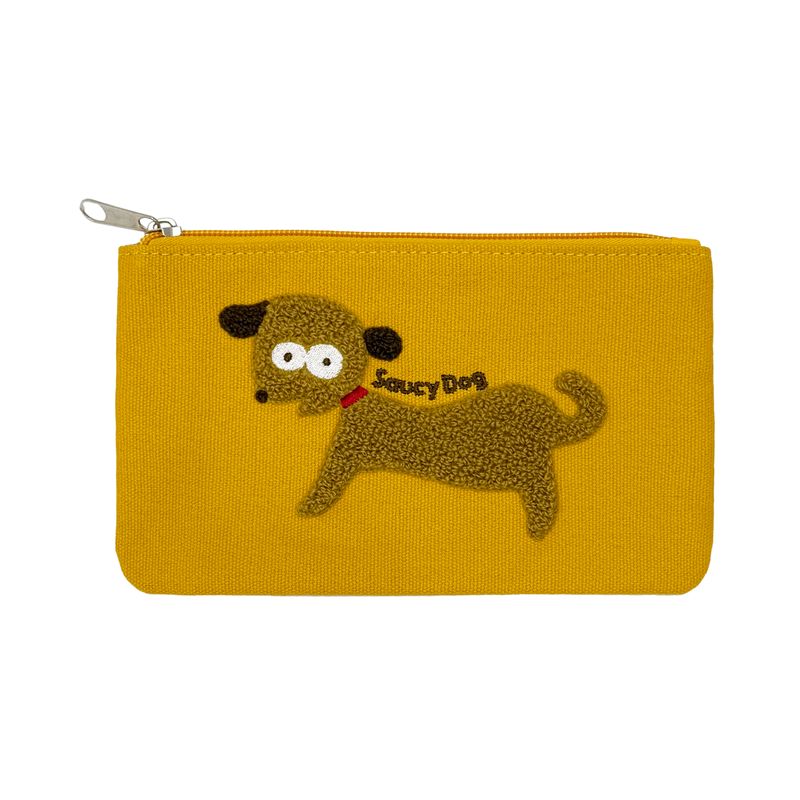 【12】ヘンテコな犬 ペンケースポーチ