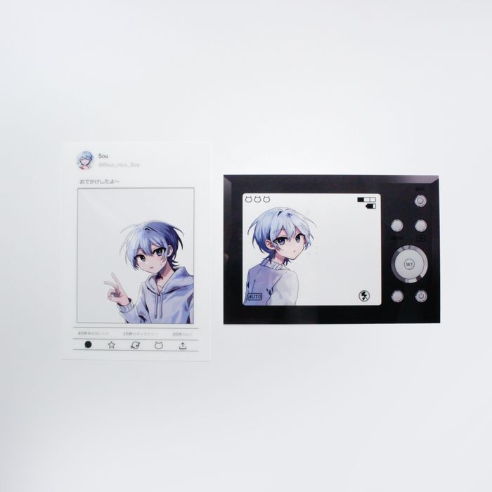 inside 一緒におでかけフォトカード/デジカメ